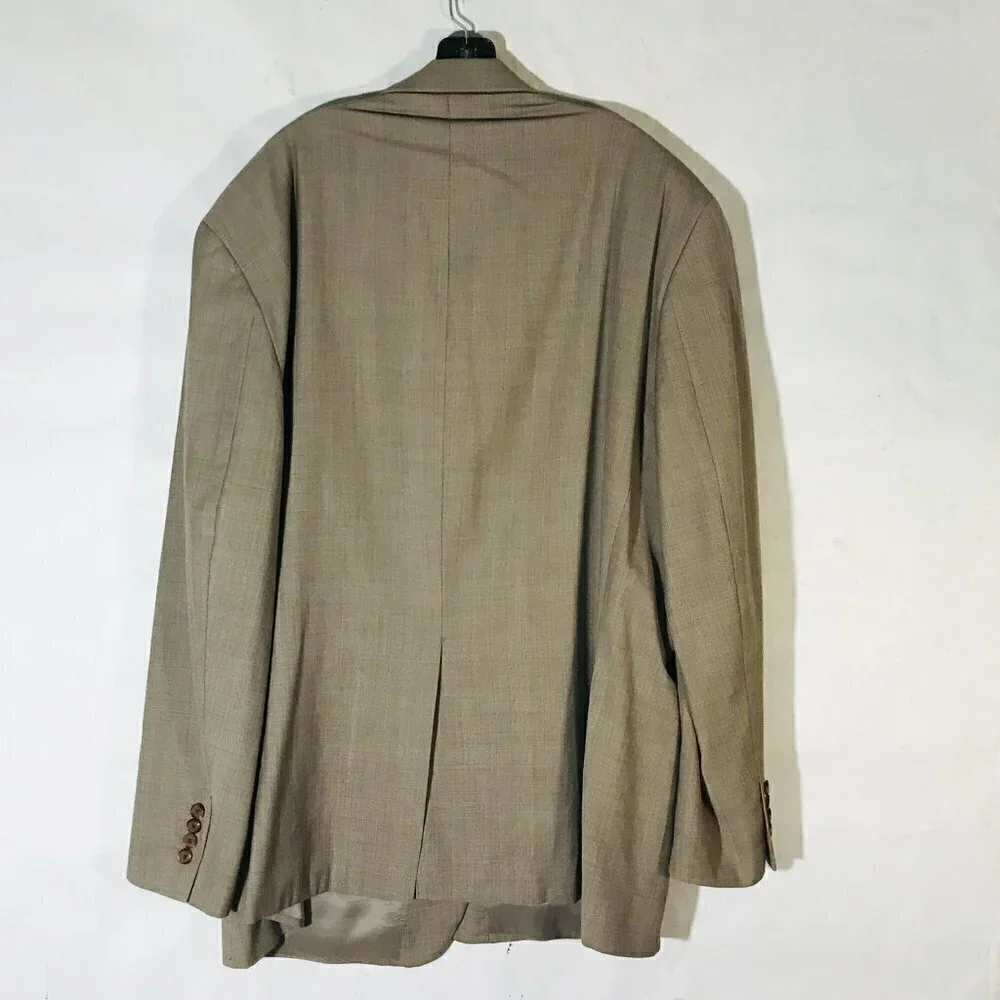 Ralph Ralph Lauren Blazer Sports Coat Jacket Gray Grey 52L Wool Light 2 Button